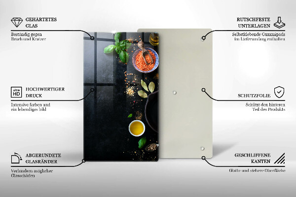 Copri piano cottura Ciotole di spezie