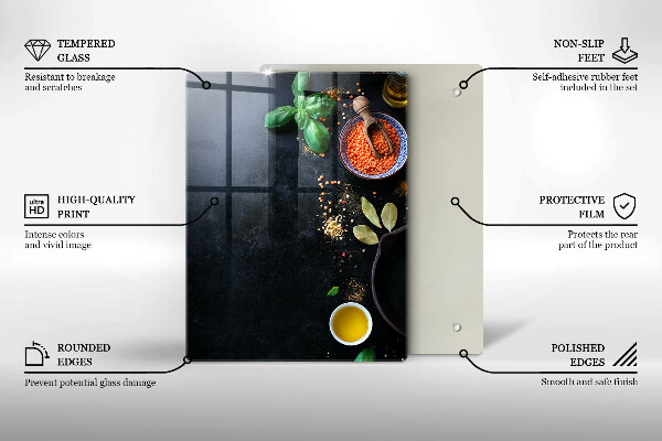 Copri piano cottura Ciotole di spezie