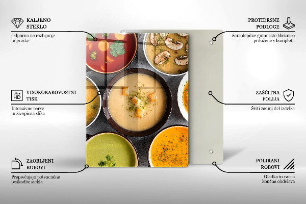 Copri piano cottura Zuppe colorate