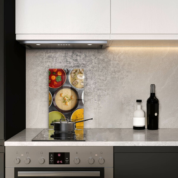 Copri piano cottura Zuppe colorate