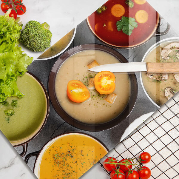 Copri piano cottura Zuppe colorate