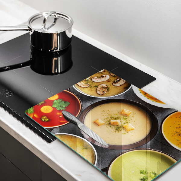 Copri piano cottura Zuppe colorate