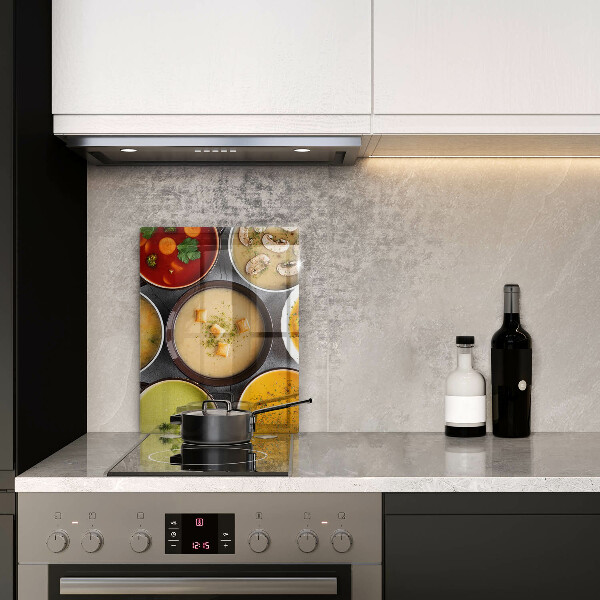 Copri piano cottura Zuppe colorate