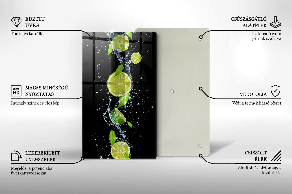 Copri piano induzione Limette succose in acqua