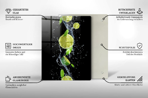 Copri piano induzione Limette succose in acqua