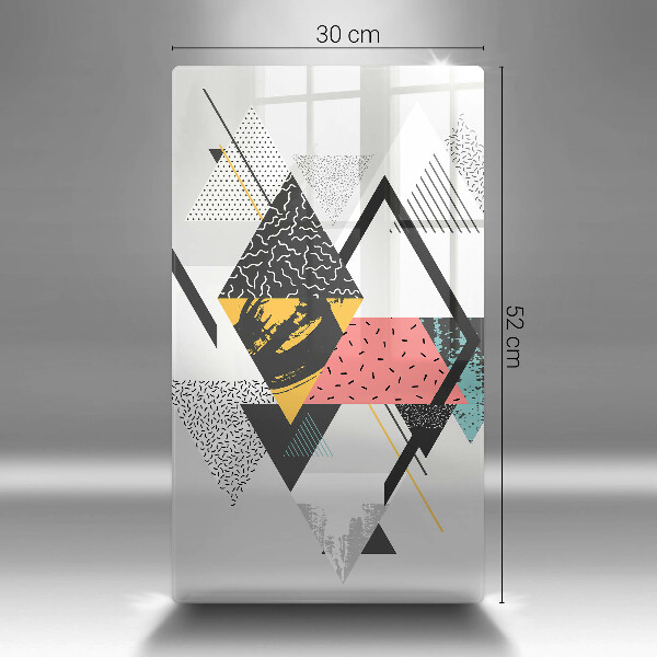 Copri piano induzione Triangoli astratti