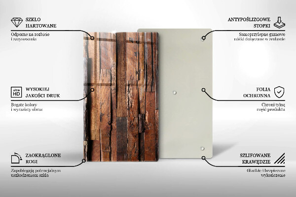 Copri fornello cucina Tavole di legno decorative