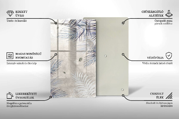 Copri piano induzione Foglie sottili