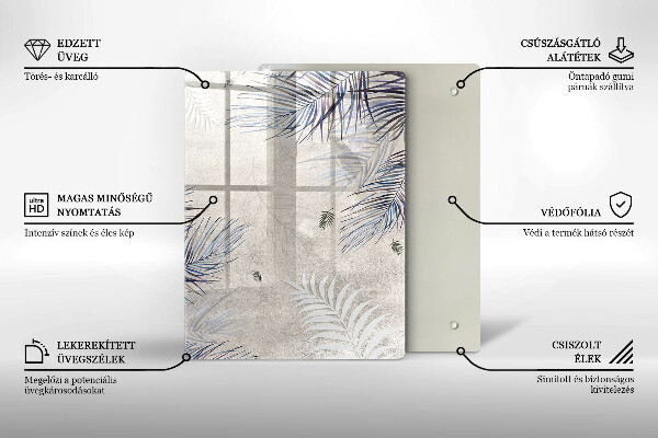 Copri piano induzione Foglie sottili