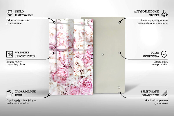 Copri piano induzione Mazzo di peonia