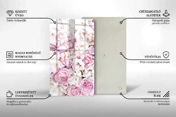 Copri piano induzione Mazzo di peonia