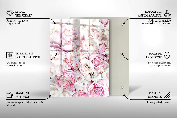 Copri piano induzione Mazzo di peonia