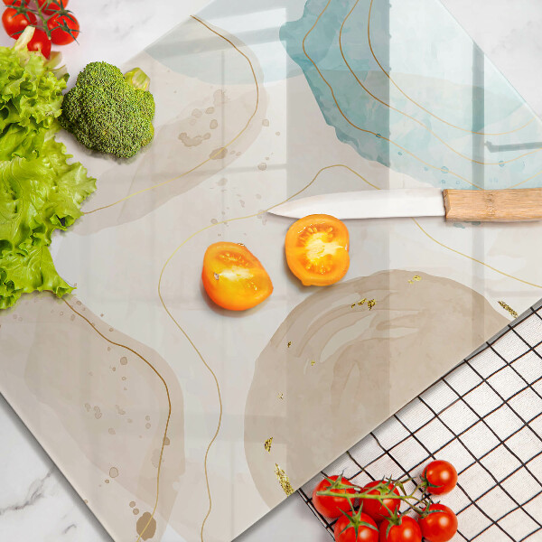 Copri piano induzione Macchie boho e oro