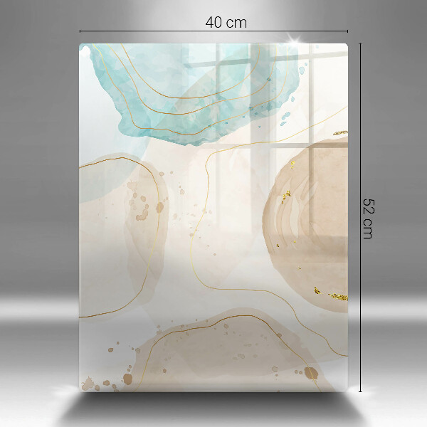 Copri piano induzione Macchie boho e oro