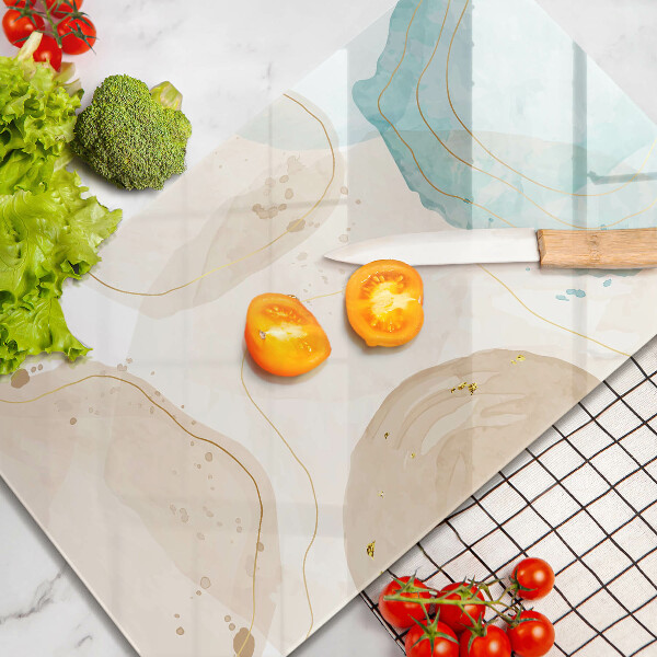 Copri piano induzione Macchie boho e oro