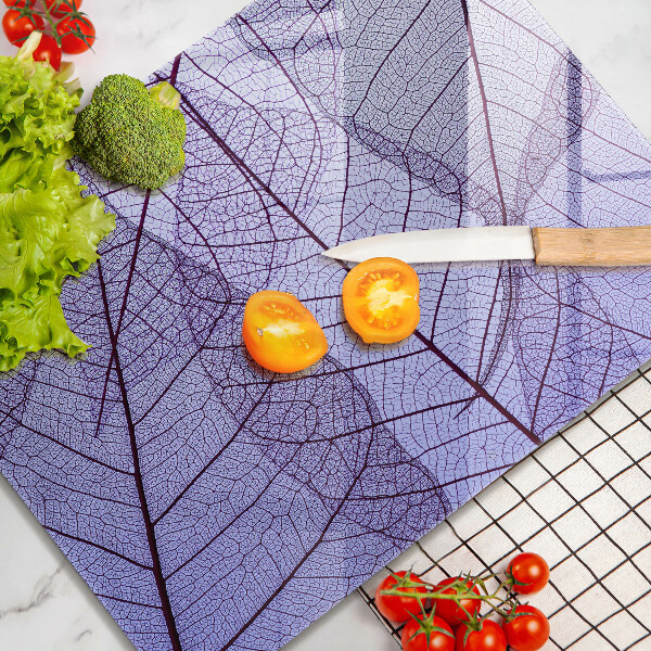 Copri piano induzione Foglie con venature