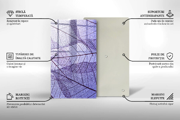 Copri piano induzione Foglie con venature