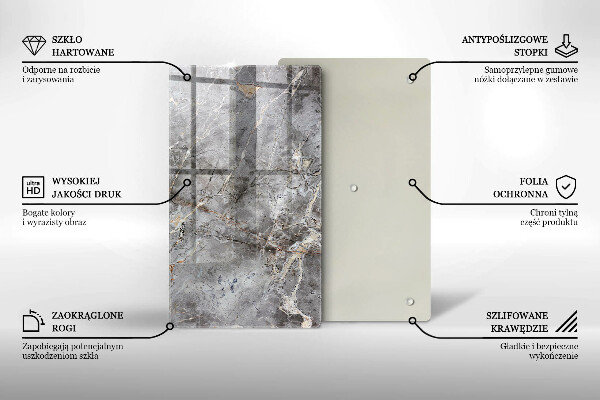 Copri fornello cucina Trama di pietra