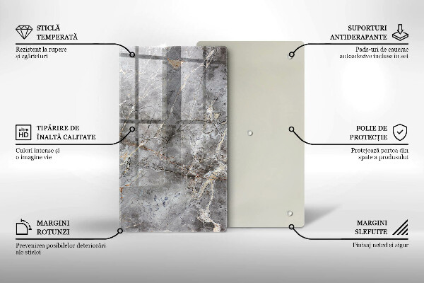 Copri fornello cucina Trama di pietra