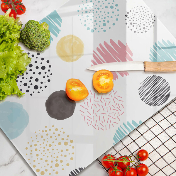 Copri fornello cucina Forme dipinte