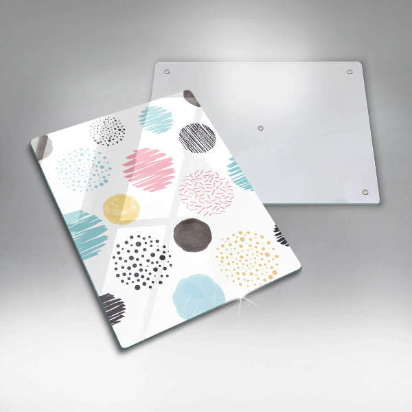 Copri fornello cucina Forme dipinte