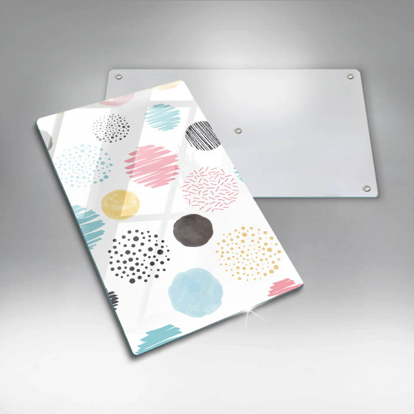 Copri fornello cucina Forme dipinte