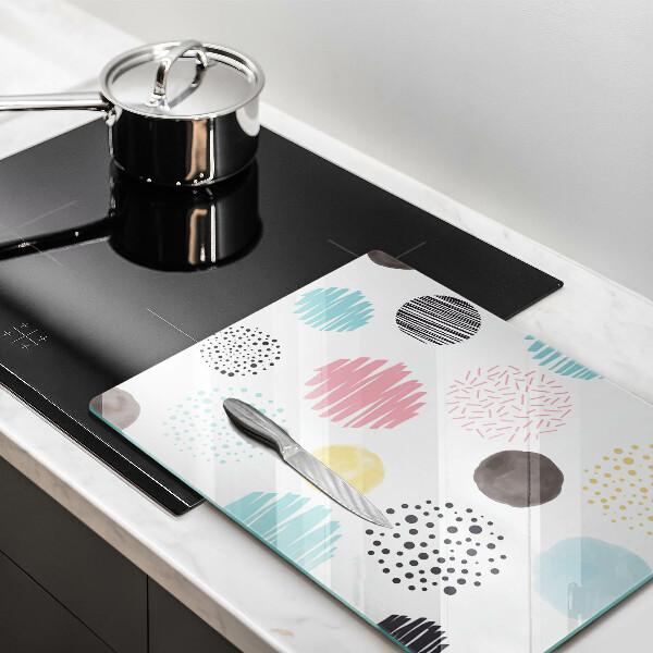 Copri fornello cucina Forme dipinte