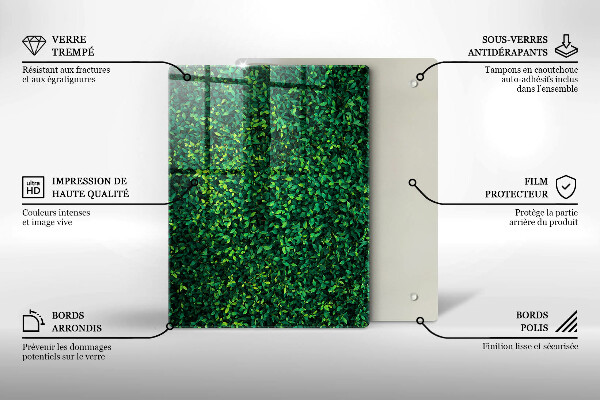 Copri fornello cucina Pianta con foglie piccole