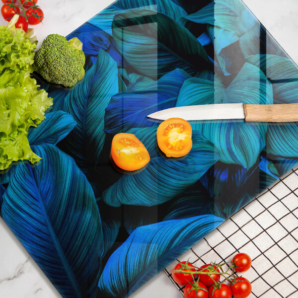 Copri fornello cucina Foglie della vegetazione della giungla