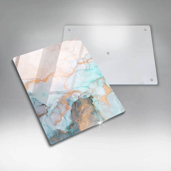 Copri fornello cucina Astrazione del marmo