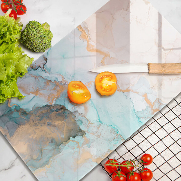 Copri fornello cucina Astrazione del marmo