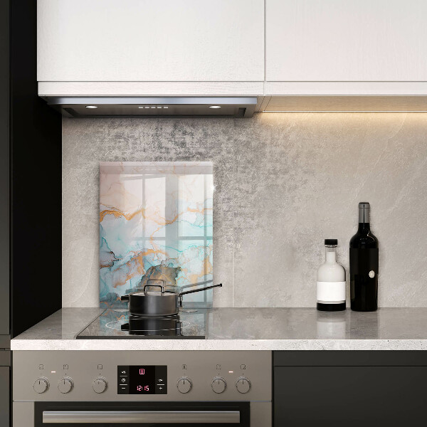Copri fornello cucina Astrazione del marmo