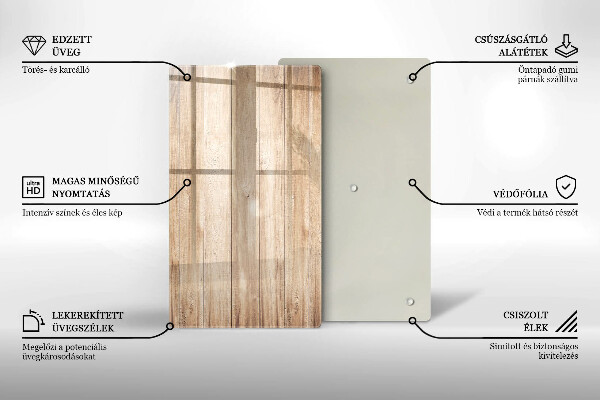 Copri fornello cucina Tavole di legno