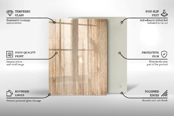 Copri fornello cucina Tavole di legno