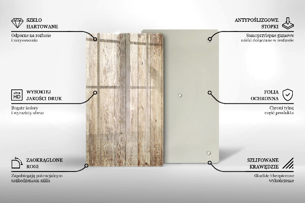 Copri fornello cucina Tavole di legno