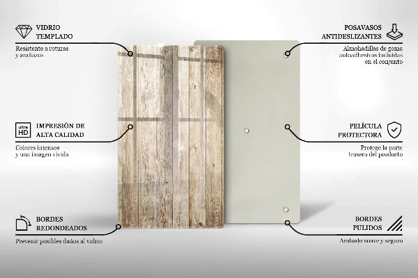 Copri fornello cucina Tavole di legno