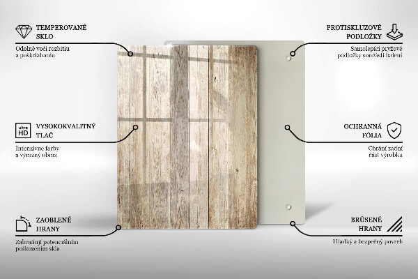 Copri fornello cucina Tavole di legno