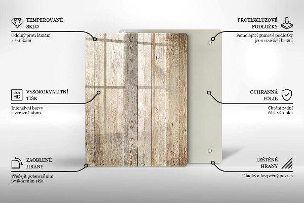 Copri fornello cucina Tavole di legno