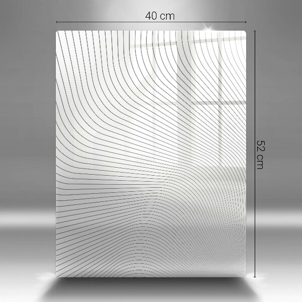 Copri fornello cucina Modello di linee moderne