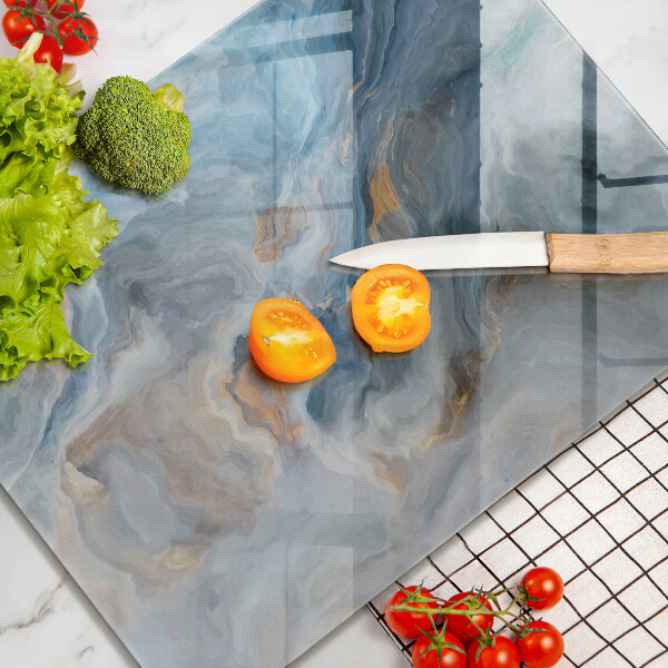 Copri fornello cucina Trama di marmo