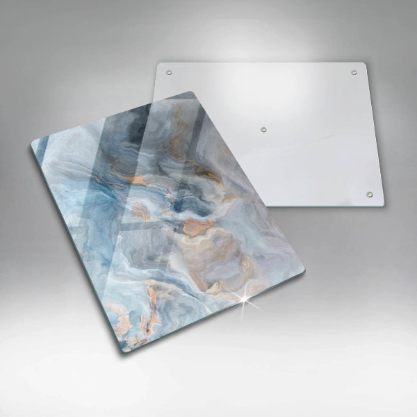 Copri fornello cucina Trama di marmo