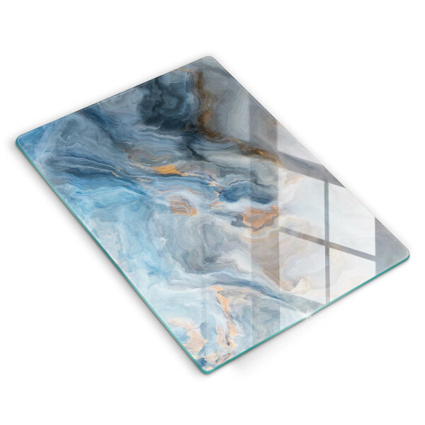 Copri fornello cucina Trama di marmo