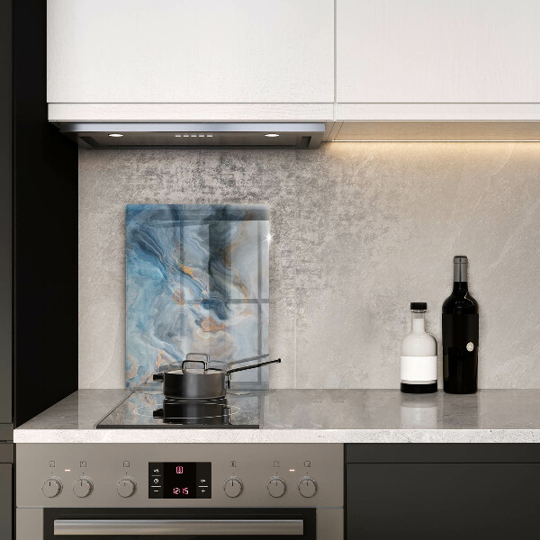 Copri fornello cucina Trama di marmo