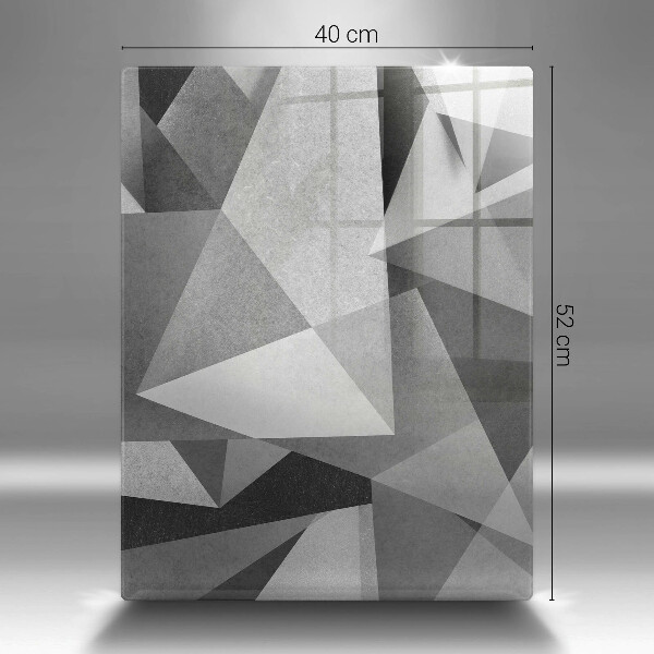 Copri piano induzione Astrazione tagliente concreta