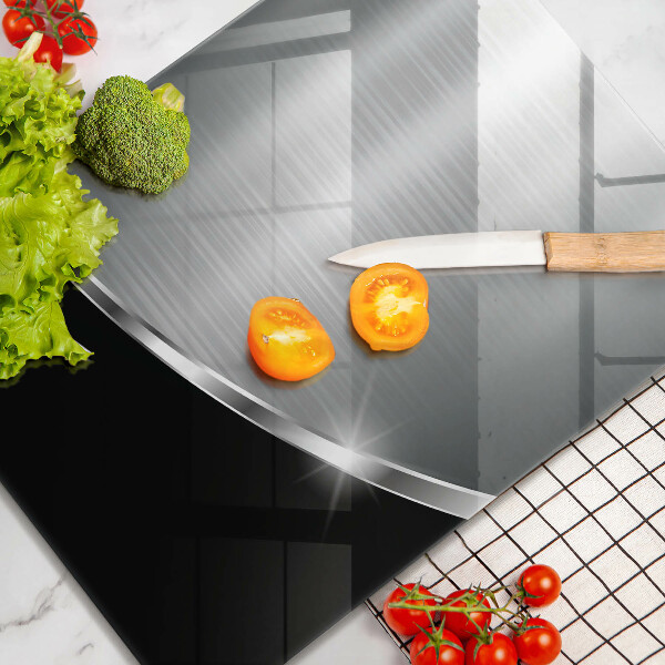 Copri fornello cucina Astrazione con metallo