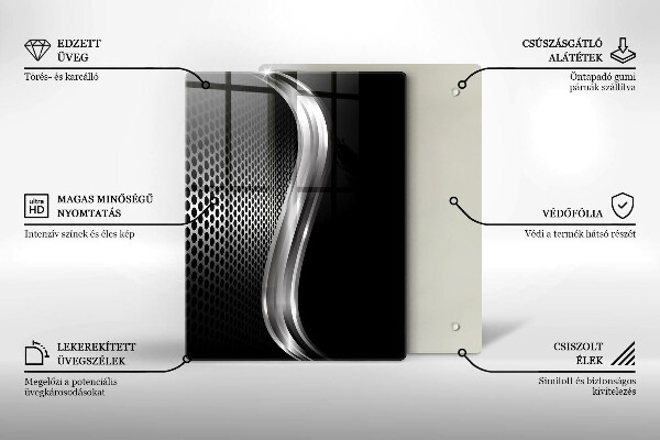 Copri piano induzione Struttura in metallo