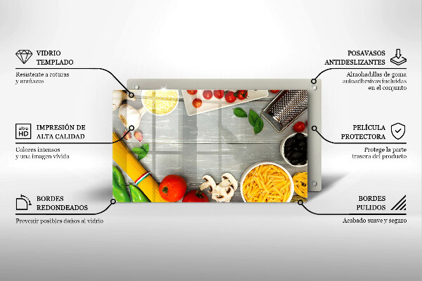 Copri piano cottura Cibo da cucina