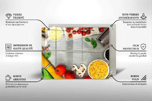 Copri piano cottura Cibo da cucina