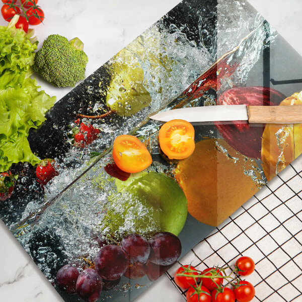 Copri piano cottura Frutta succosa in acqua