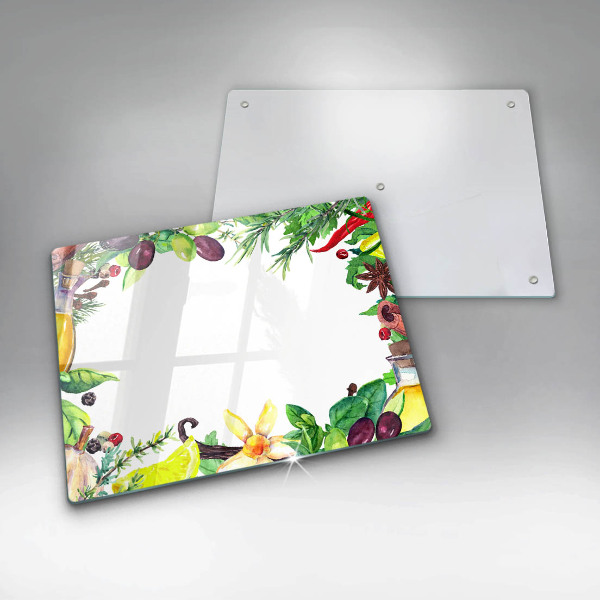 Copri piano induzione Cibo dipinto